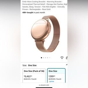 Embr Wave2 menopause bracelet